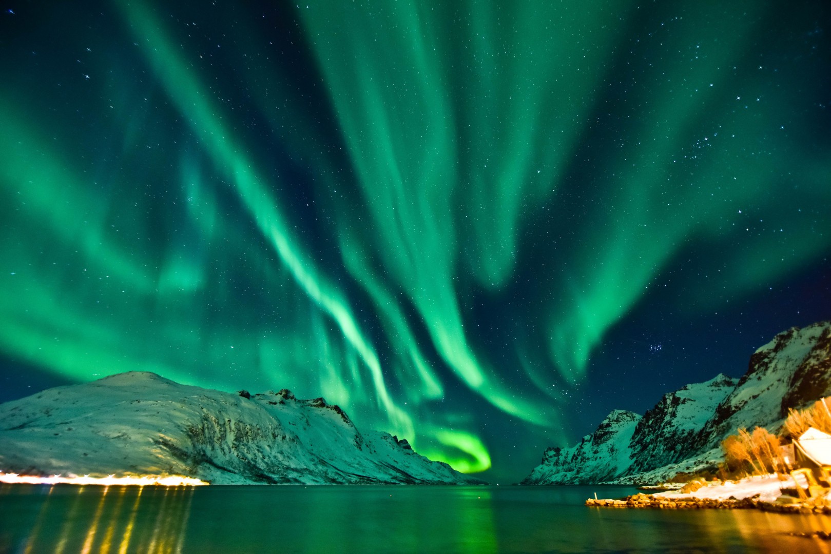9D7N NORTHERN LIGHT IN NORWAY TROMSO Photo 1